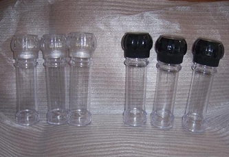 100ml 70ml pure plastic manual pepper grinder plastic bottle China factory wholesale