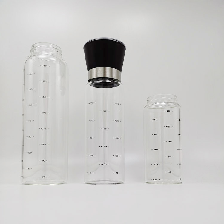 500ml 450ml 270ml 200ml high quality borosilicate pepper grinder wholesale