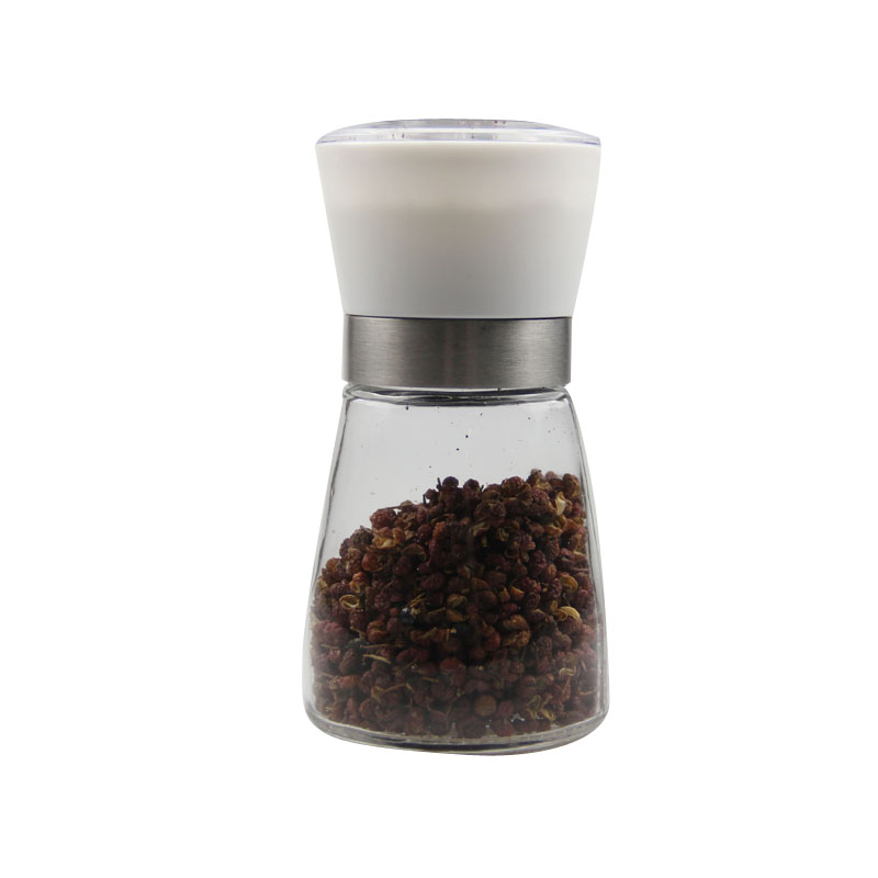 white colour cap pepper &salt mill 