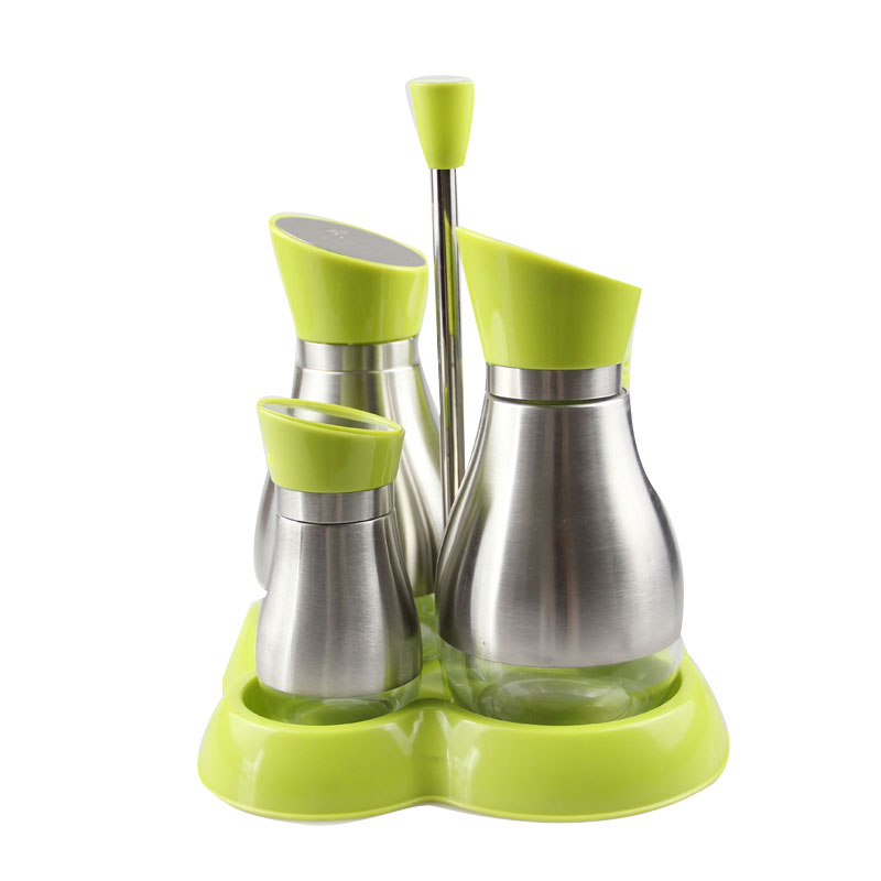 Condiment set stainless steel