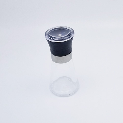86ml60ml small capacity white pepper grinder minimum capacity cone grinder bottle adjustable thickness stainless steel PP ceramic core carbon steel core grinder wholesale manufacturer 30g net content