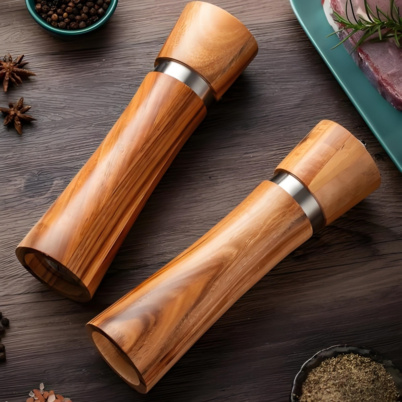 wooden pepper mill wooden pepper mill